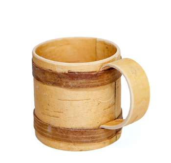 little birch bark cup